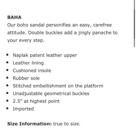 NWT J/SLIDES BAHA Black Naplak Leather Sandal - Picture 5 of 14